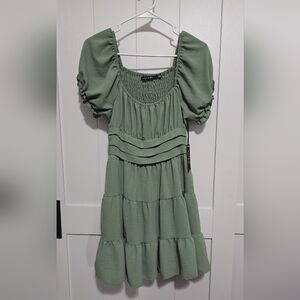 Charming Green Dress